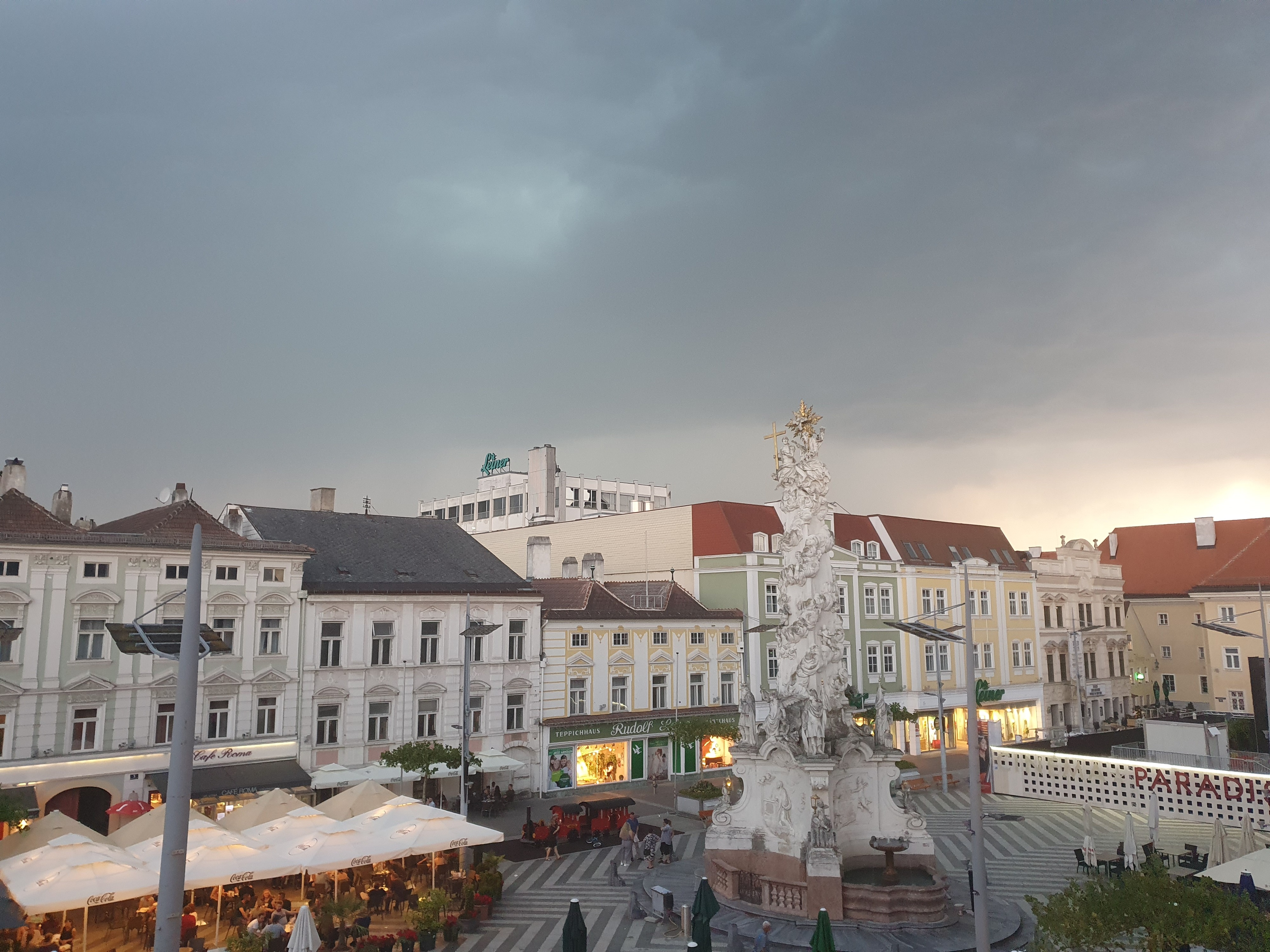 Der Rathausplatz in St. Pölten (Archivfoto)