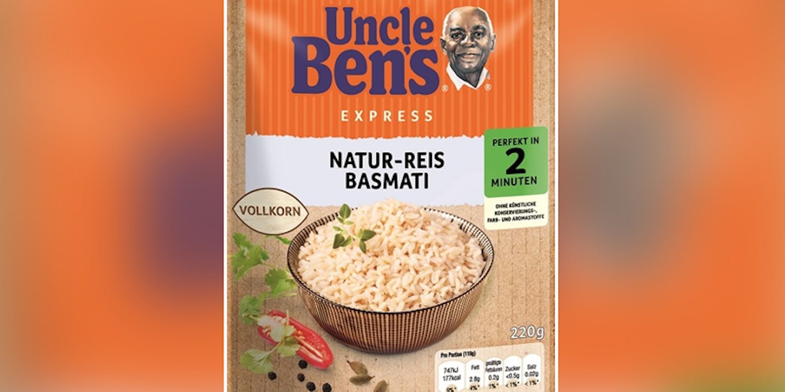 Mars Food ruft Uncle Ben’s Express Natur-Reis Basmati zurück