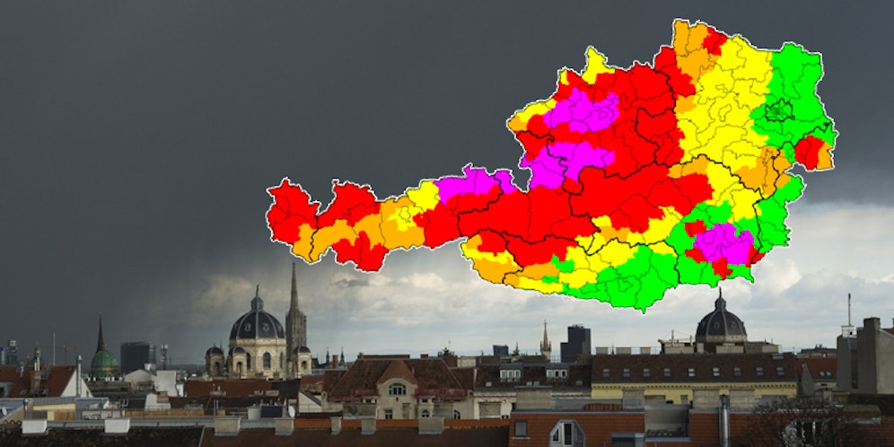 Unwetter in Österreich