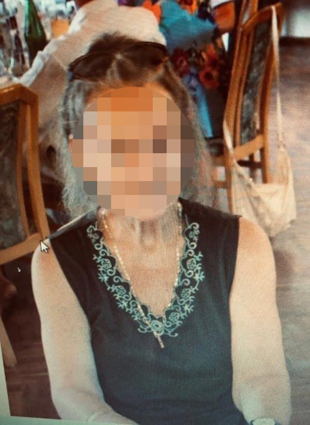 Mit diesem Bild sucht die Familie nach der abgängigen Frau.