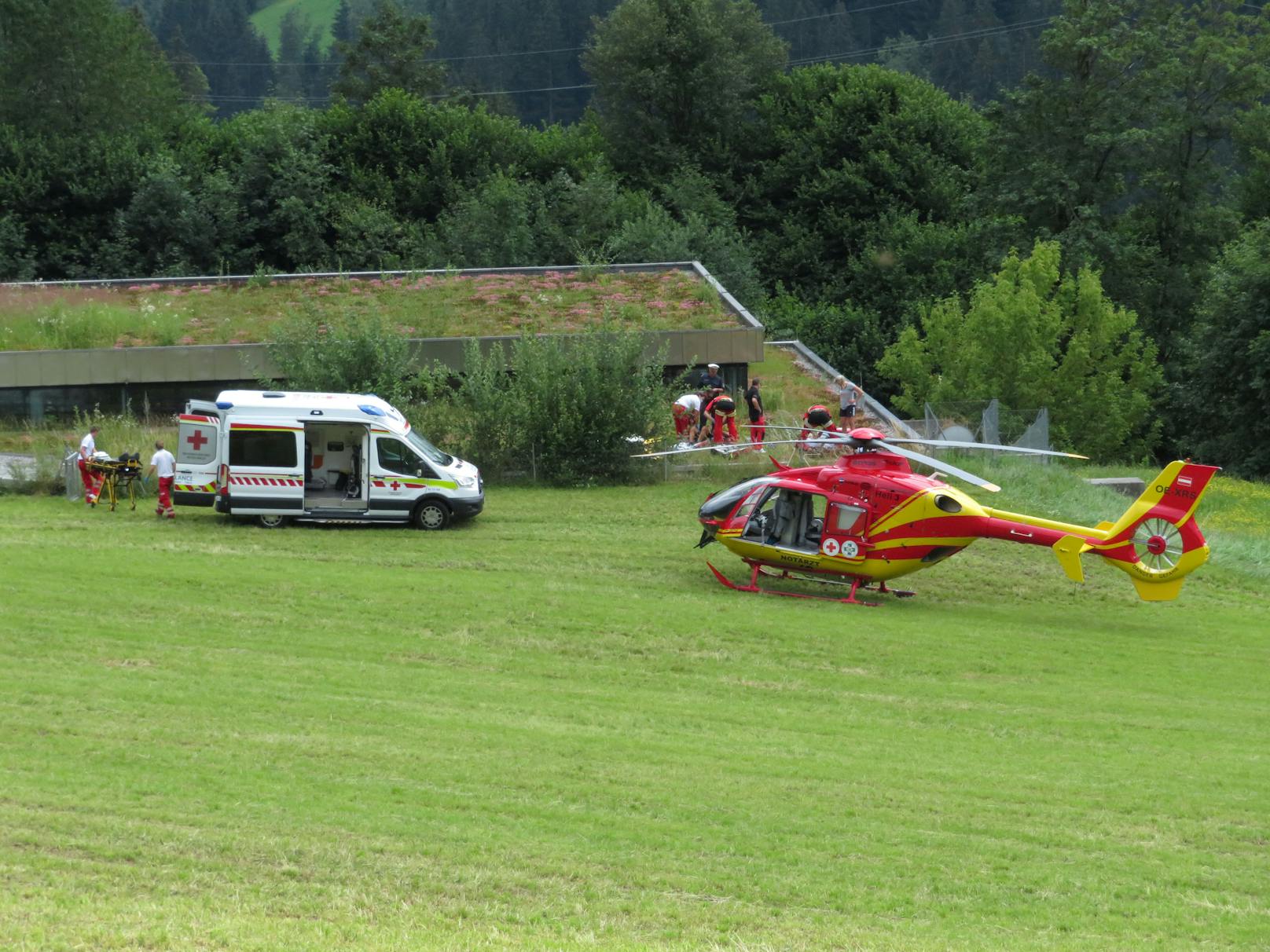 In Alpbach ereignete sich am Mittwoch ein schwerer Paragleiter-Absturz.