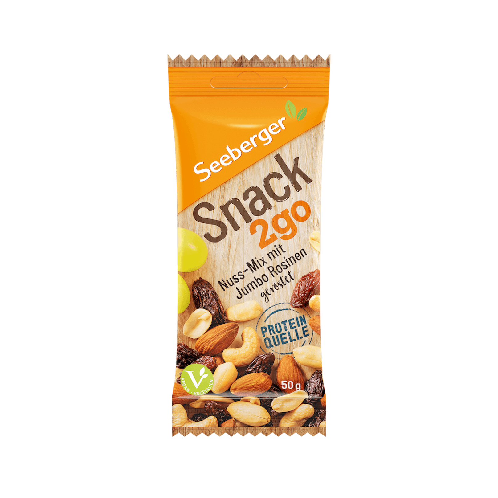 Snack2go Nuss-Mix mit Jumbo Rosinen Geröstet