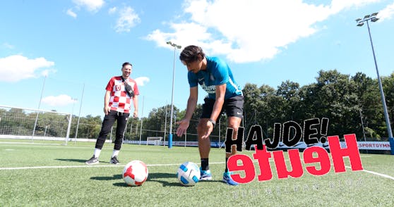 Ivica Vastic erklärte mir die "Golf-Fußball"-Regeln.