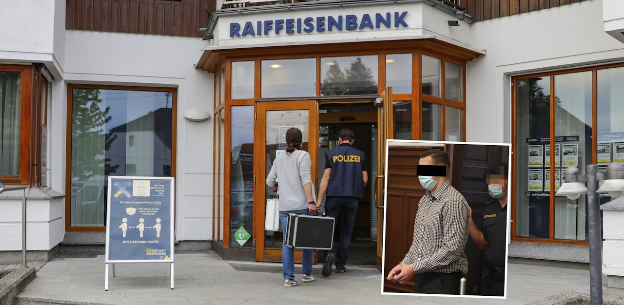 Heute.at - Bankraub mit Corona-Maske: 30 Monate Haft