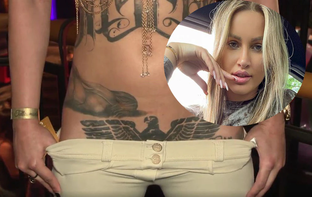 Jill Hardeners umstrittenes Reichsadler-Tattoo