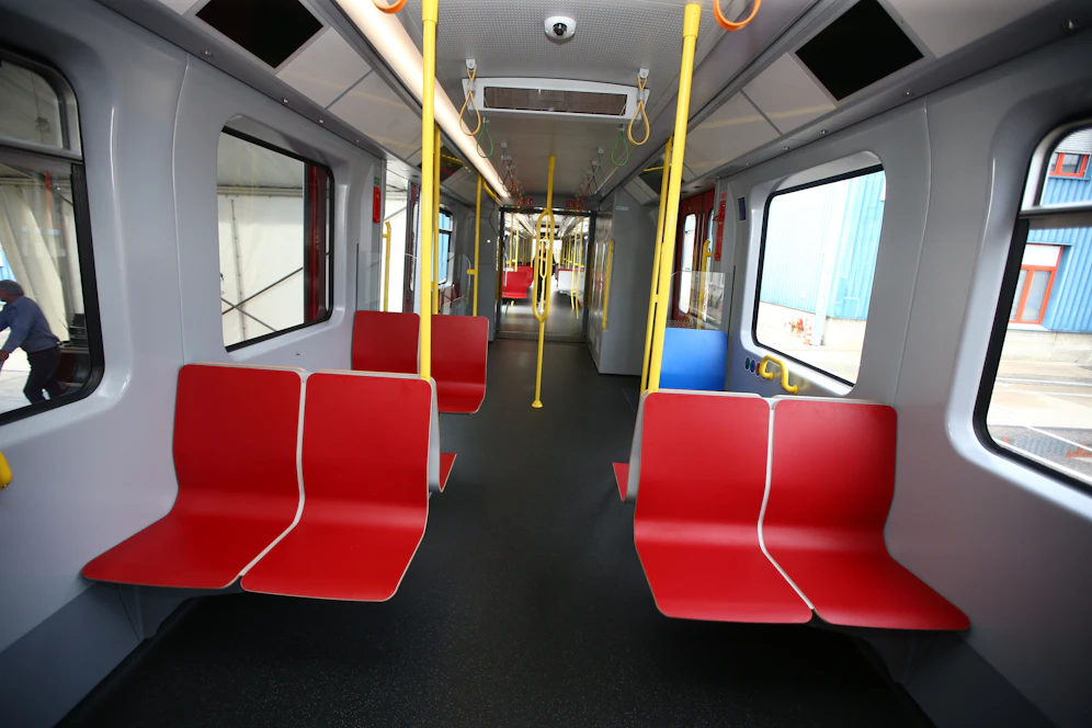 Und so sieht der Blick in den neuen X-Wagen aus.