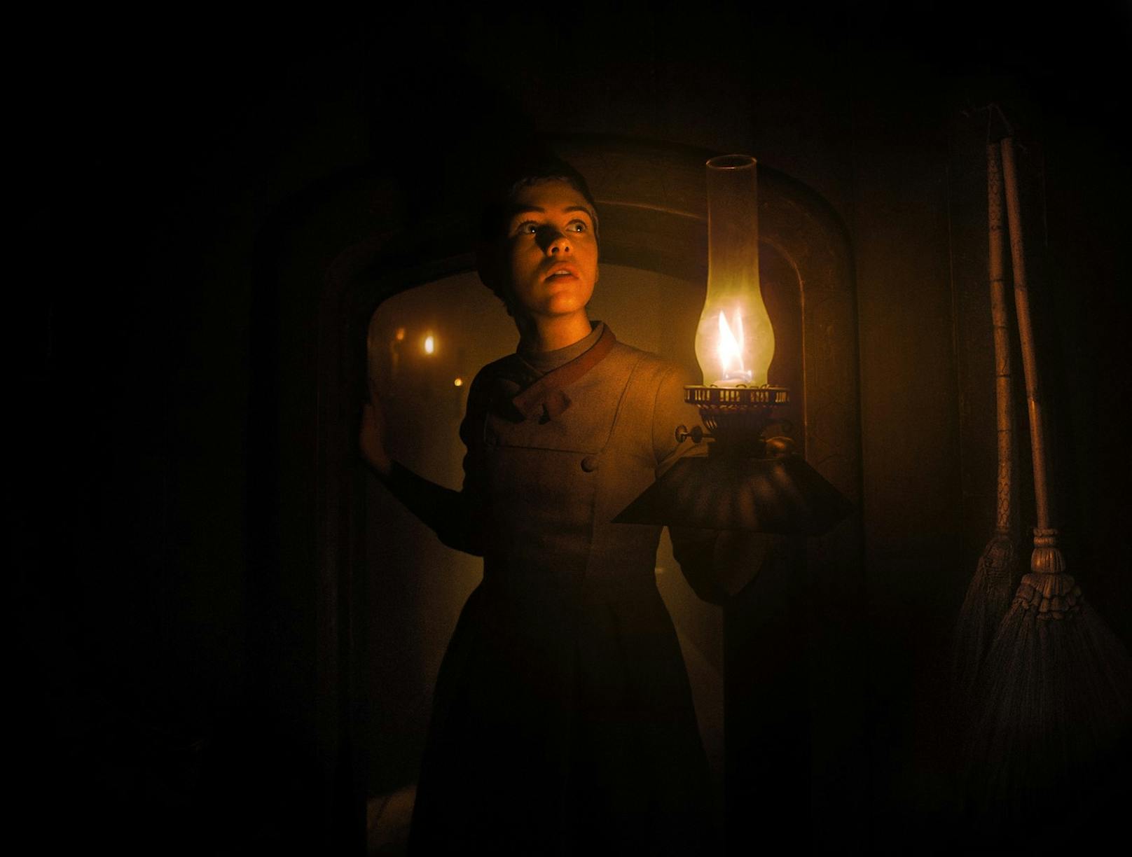 Im finsteren Hexenhaus kommt Gretel (Sophia Lillis) ihrer geheimnisvollen Gastgeberin langsam auf die Schliche.