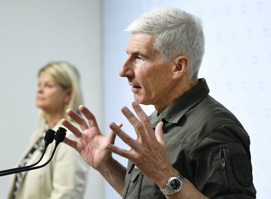 Generalstabschef Robert Brieger während der Pressekonferenz am Freitag, 3. Juli 2020, in Wien