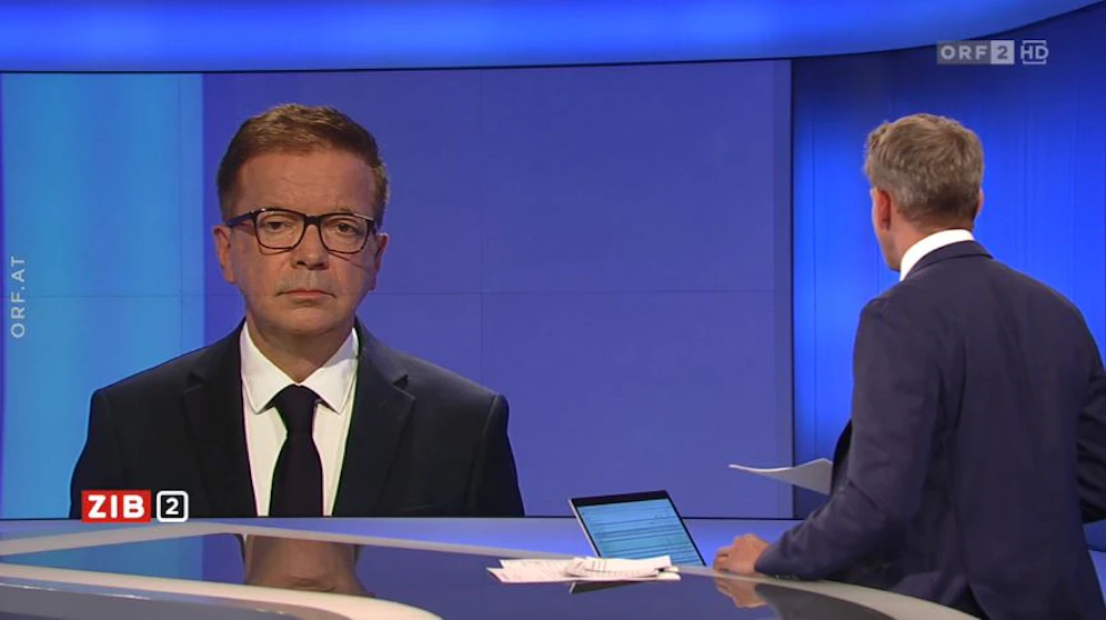Gesundheitsminister Rudolf Anschober in der ZiB2.
