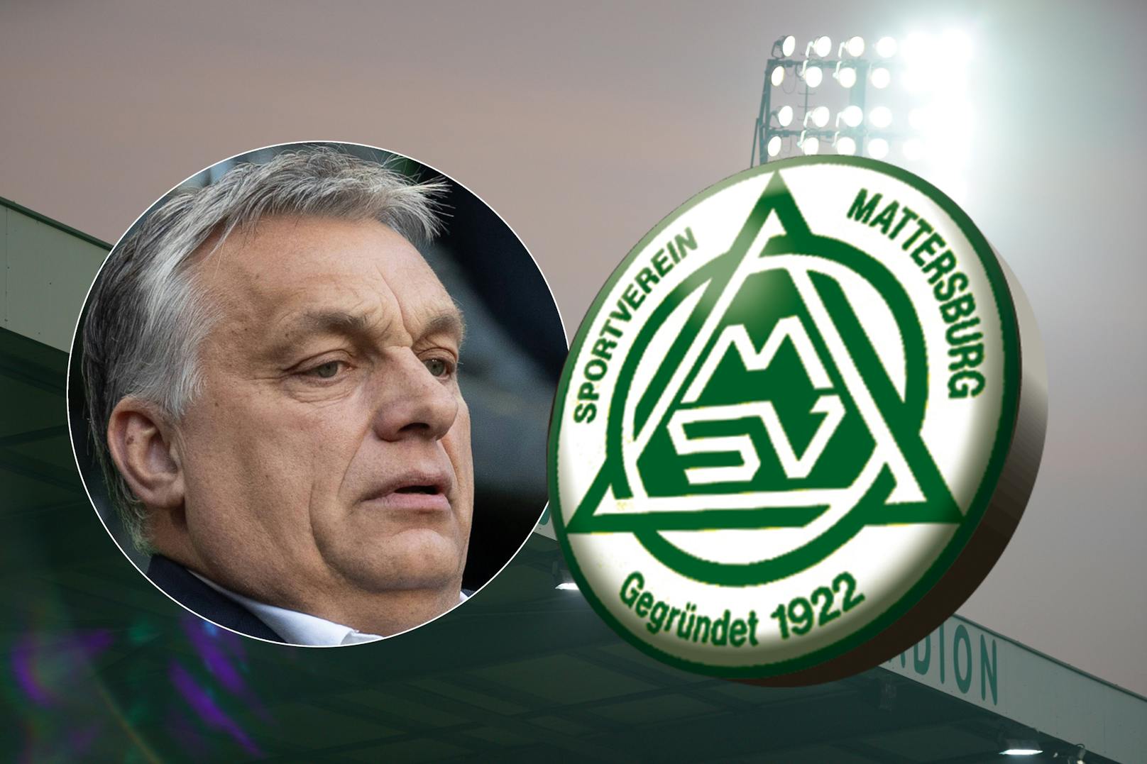Ein Freund von Ungarn-Premier Viktor Orban (l.) hat Interesse an Mattersburg