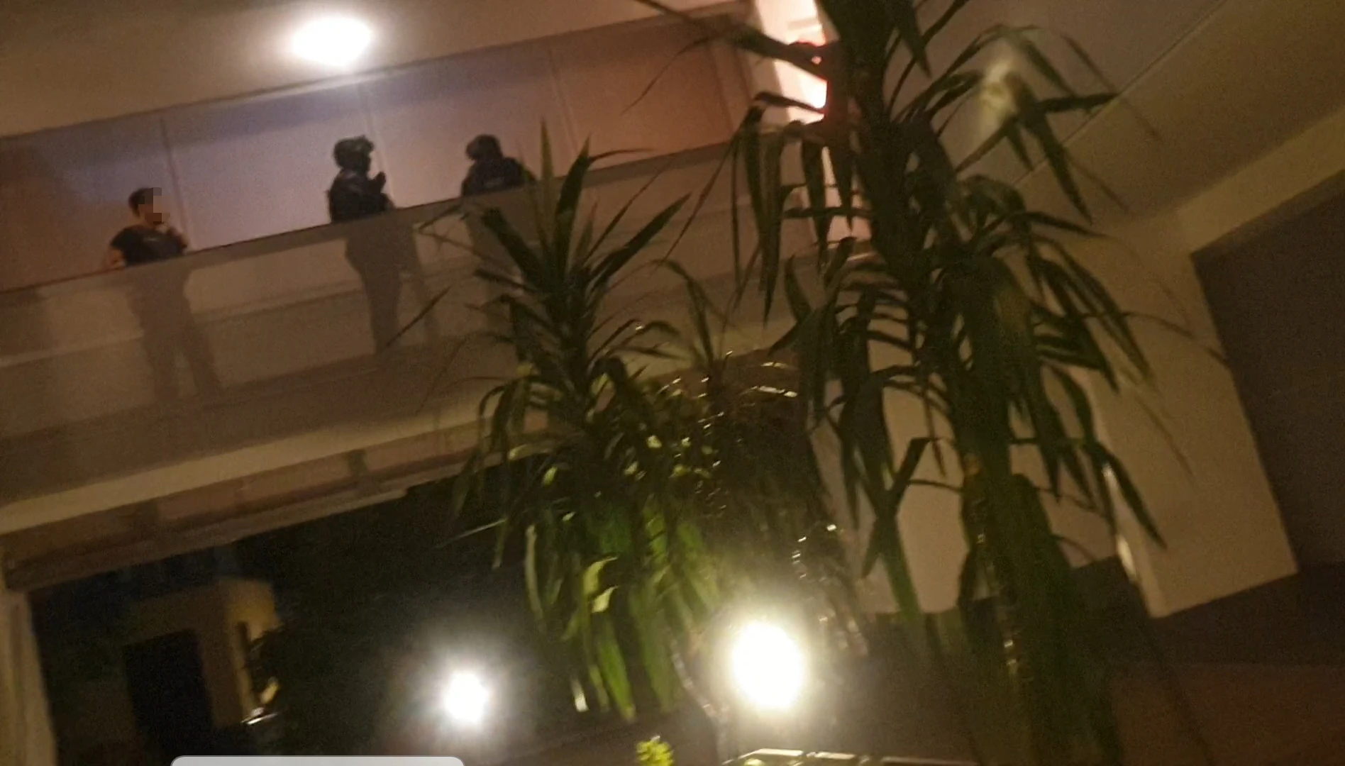 Die Polizei nahm den Verdächtigen vorläufig fest.