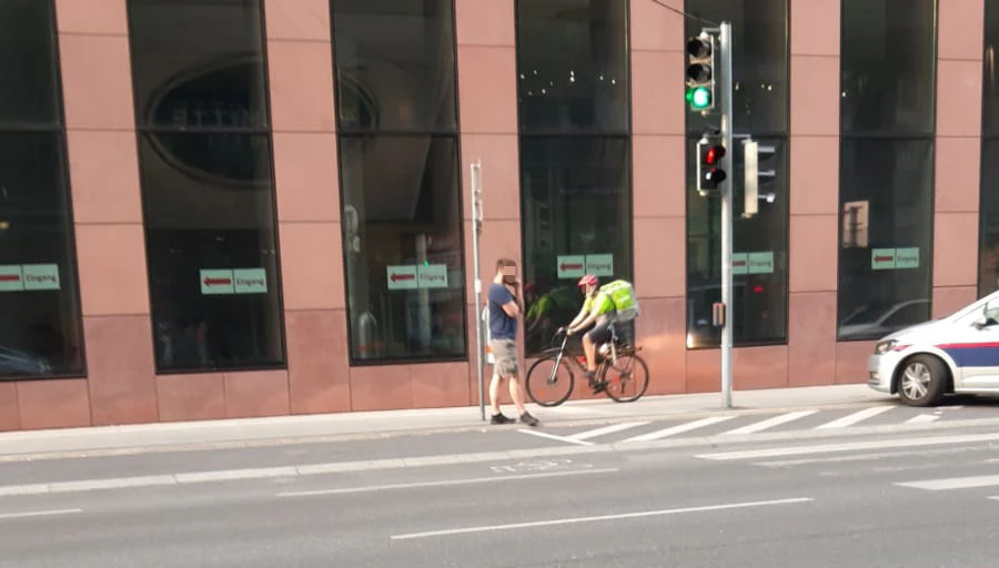 Der Essenslieferant konnte gleich wieder weiterfahren.