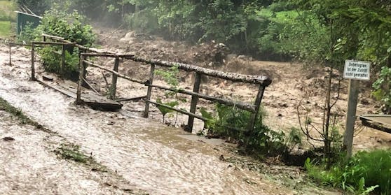 Vor allem im Bezirk Spittal kam es durch die heftigen Regenfälle zu massiven Schäden.