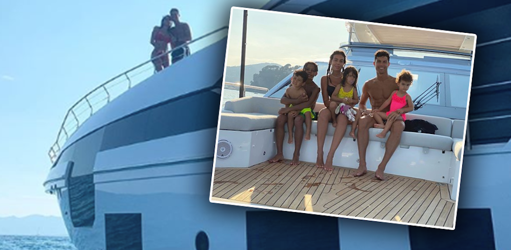 Die Ronaldos feiern auf der neuen Yacht
