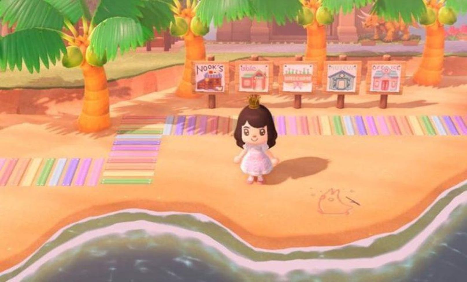 Ein Kunde schenkte ihr einen Nintendo Switch und das Spiel "Animal Crossing: New Horizons".