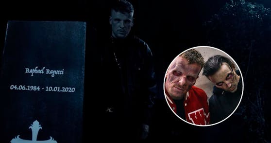 Im neuen Musikvideo begräbt Bonez auch seine Kollegen.