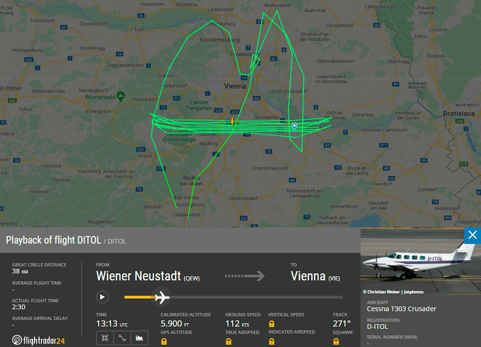 Luftbild-Befliegung der Stadt Wien am 31. Juli 2020
