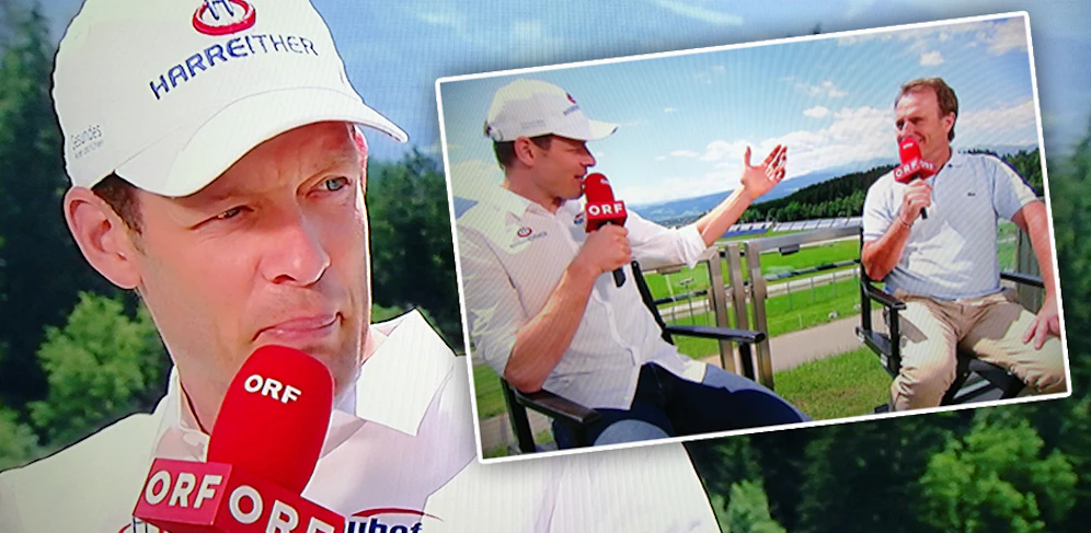 Alex Wurz und Ernst Hausleitner haben ihren Spaß.