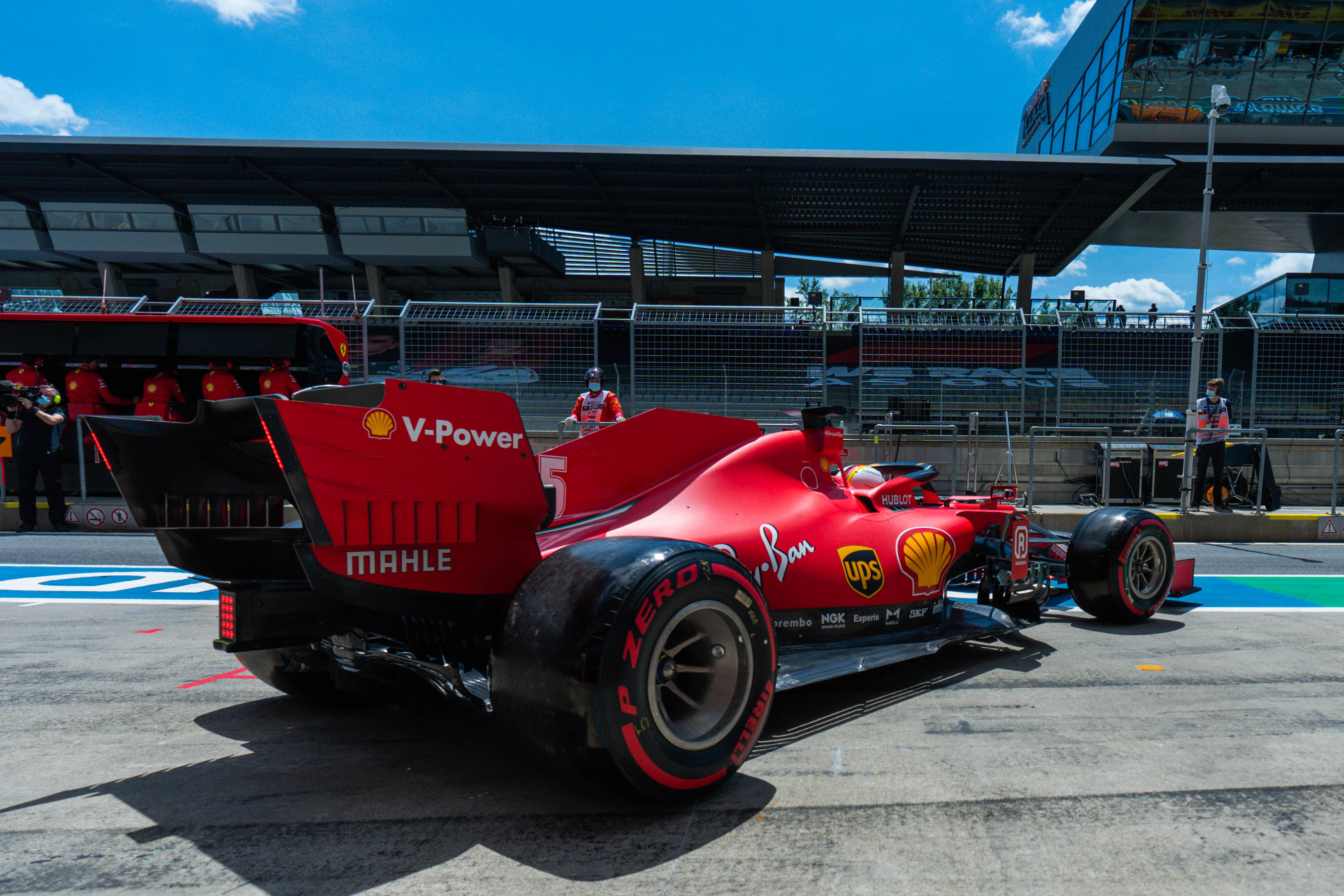 Sebastian Vettel im Ferrari