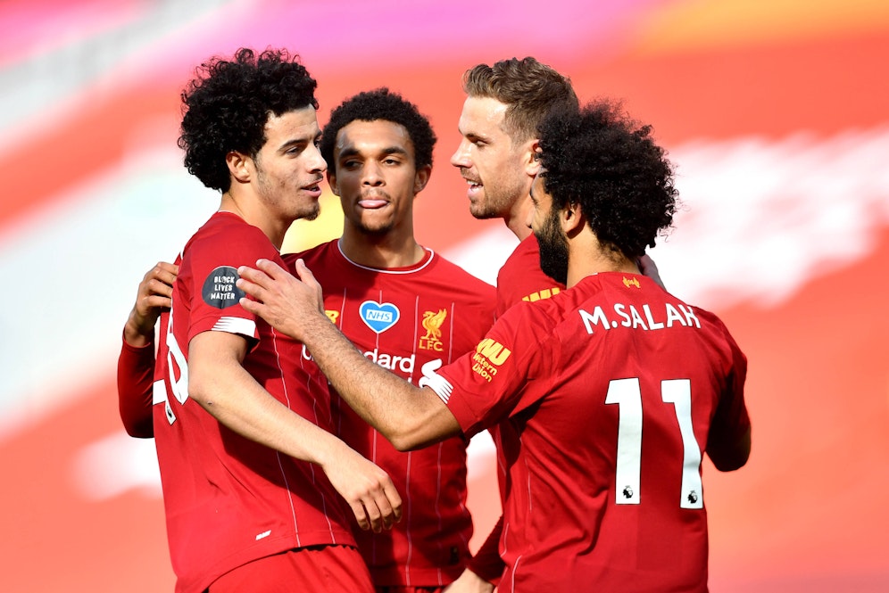 Jubel bei den Liverpool-Stars