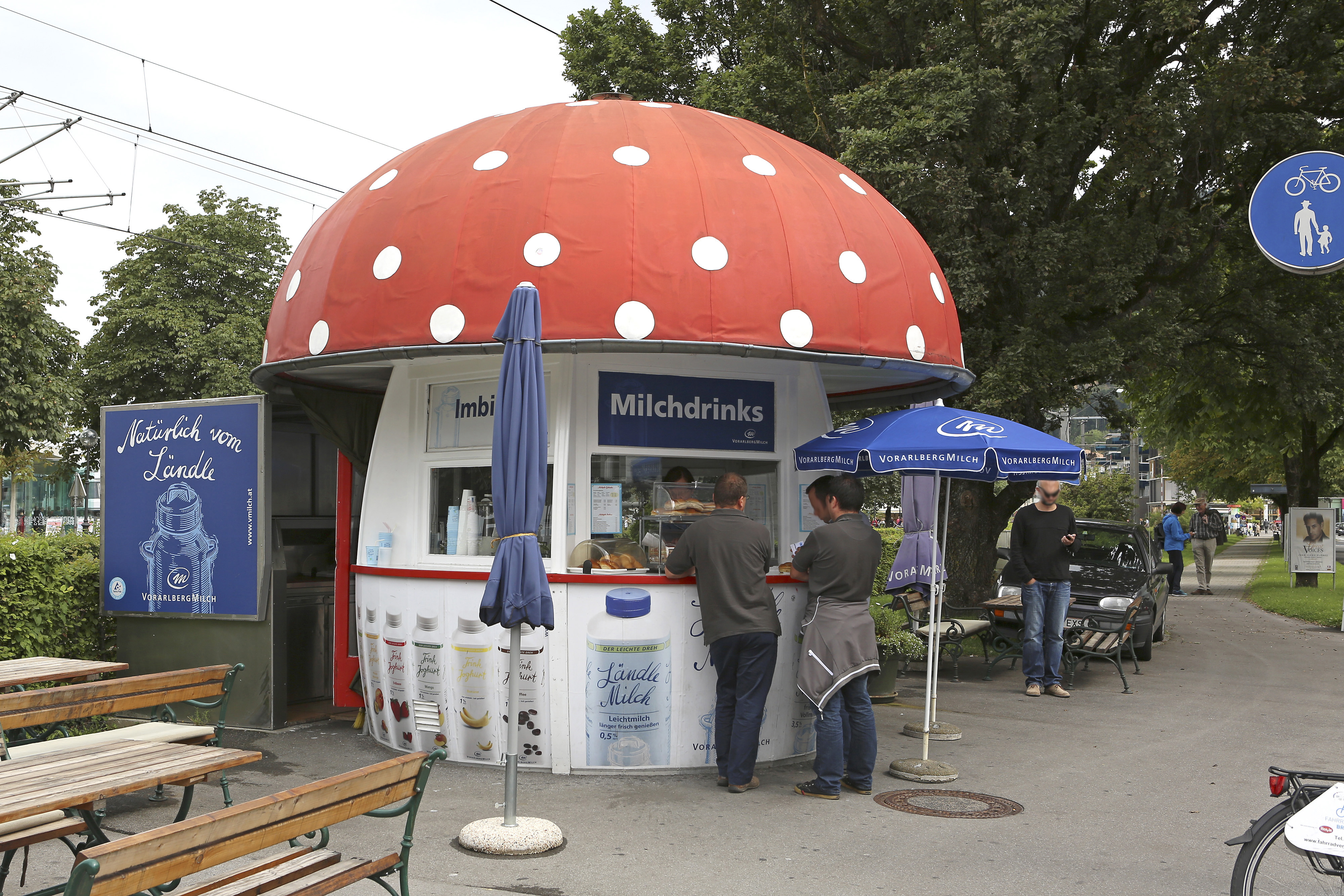 Der "Milchpilz" in Bregenz