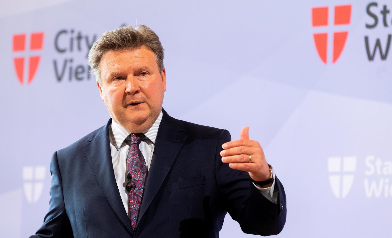 Bürgermeister Michael Ludwig zieht für die SPÖ in die Wahl.