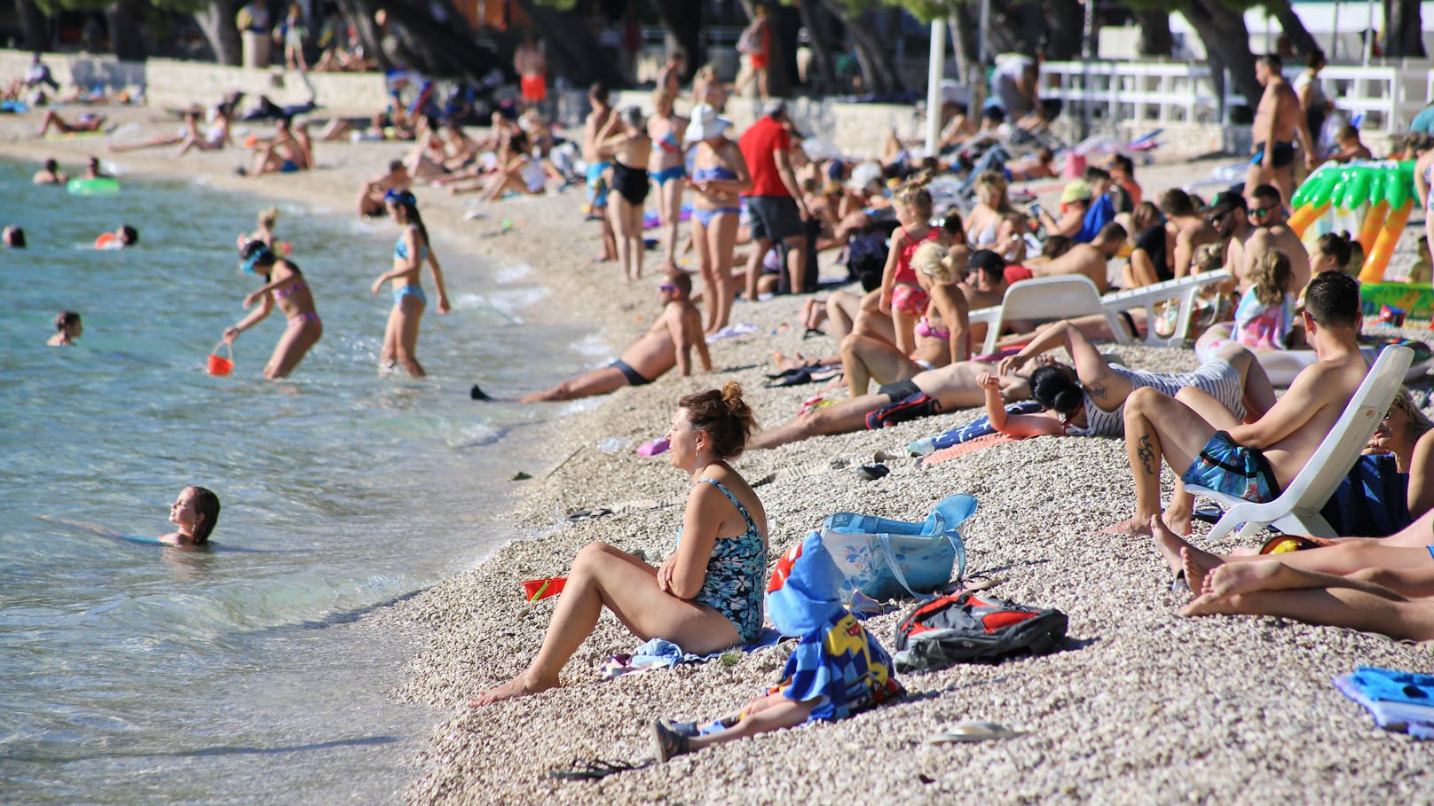 Die Strände in Italien und Kroatien sind auch in diesem Jahr wieder gut besucht.