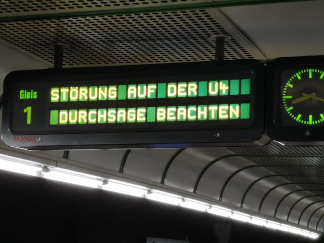 Storung Im Offi Verkehr Hier Fahrt Die U4 Nicht Leser Heute At