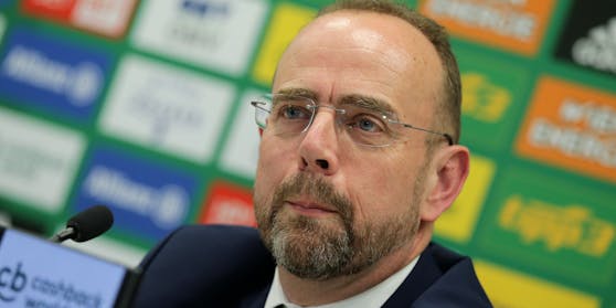 Rapid-Boss Martin Bruckner im "Heute"-Gespräch.
