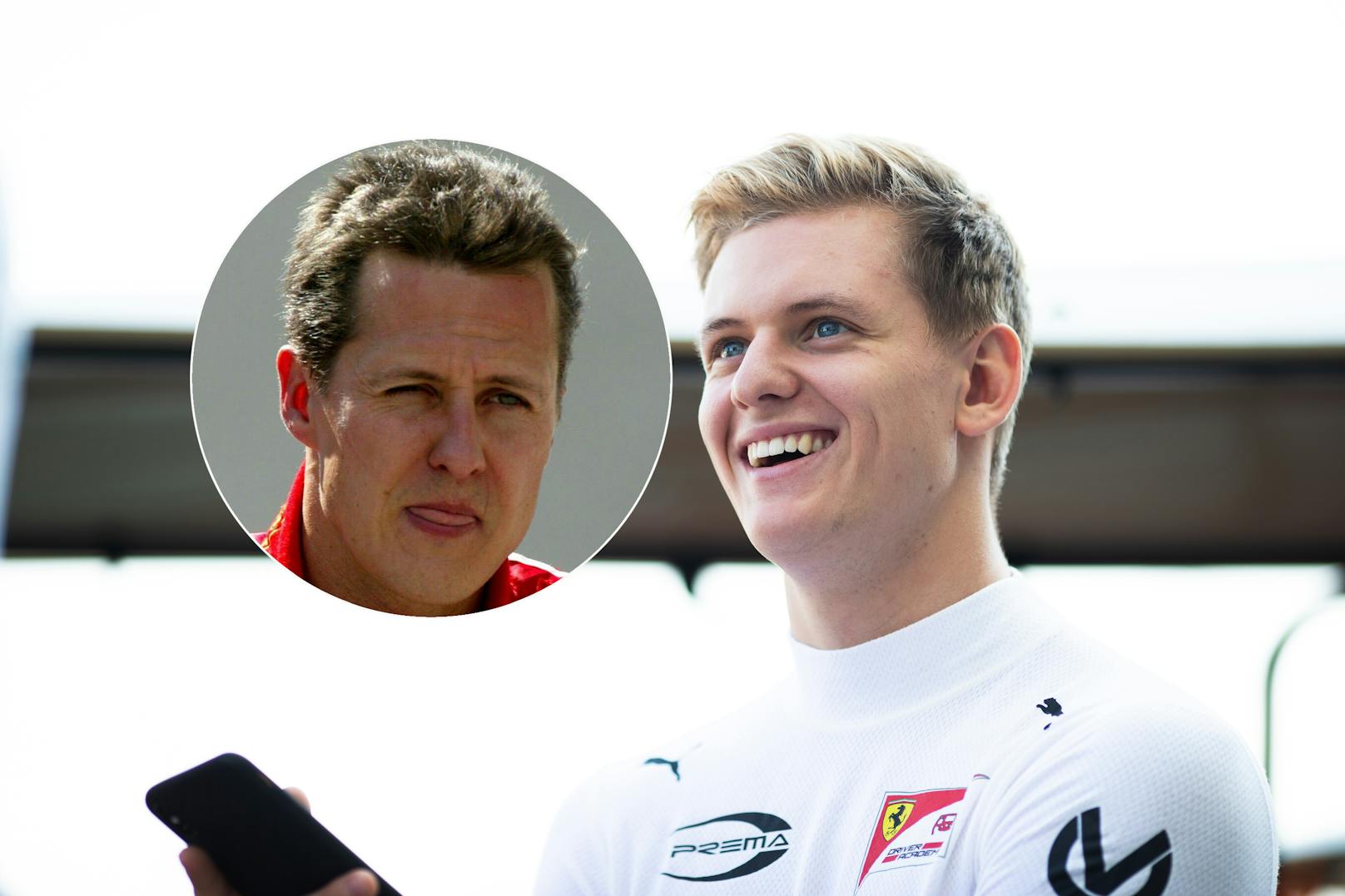 Michael Schumacher (l.) und sein Sohn Mick