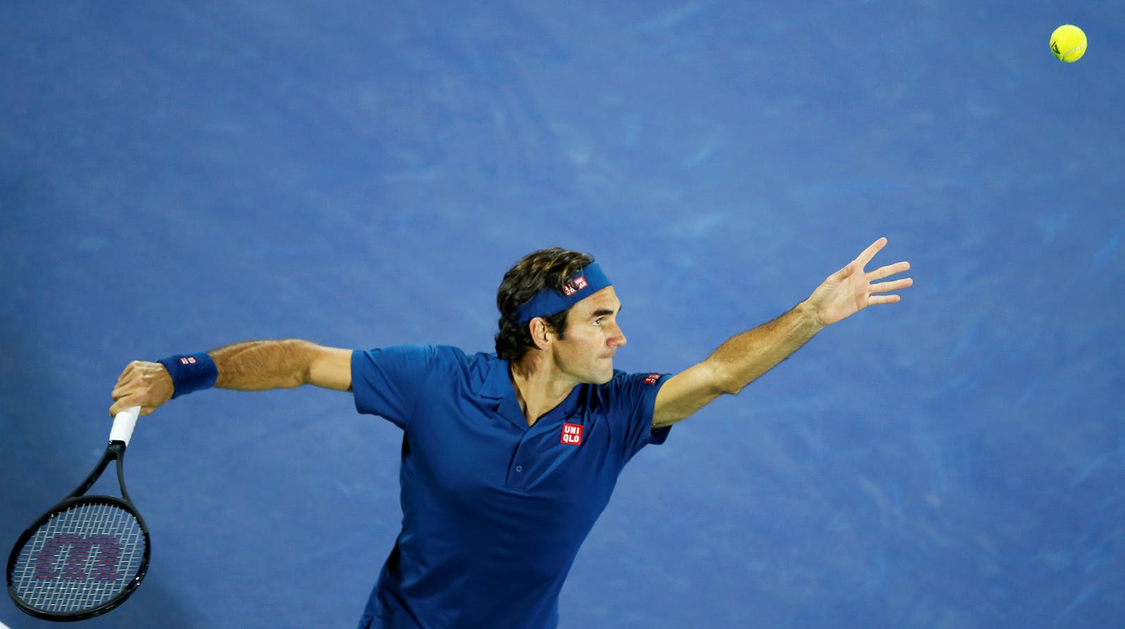 Roger Federer, einer der bekanntesten und besten Tennisspieler weltweit.