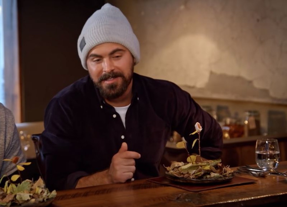 Zac Efron auf kulinarischen Abwegen.