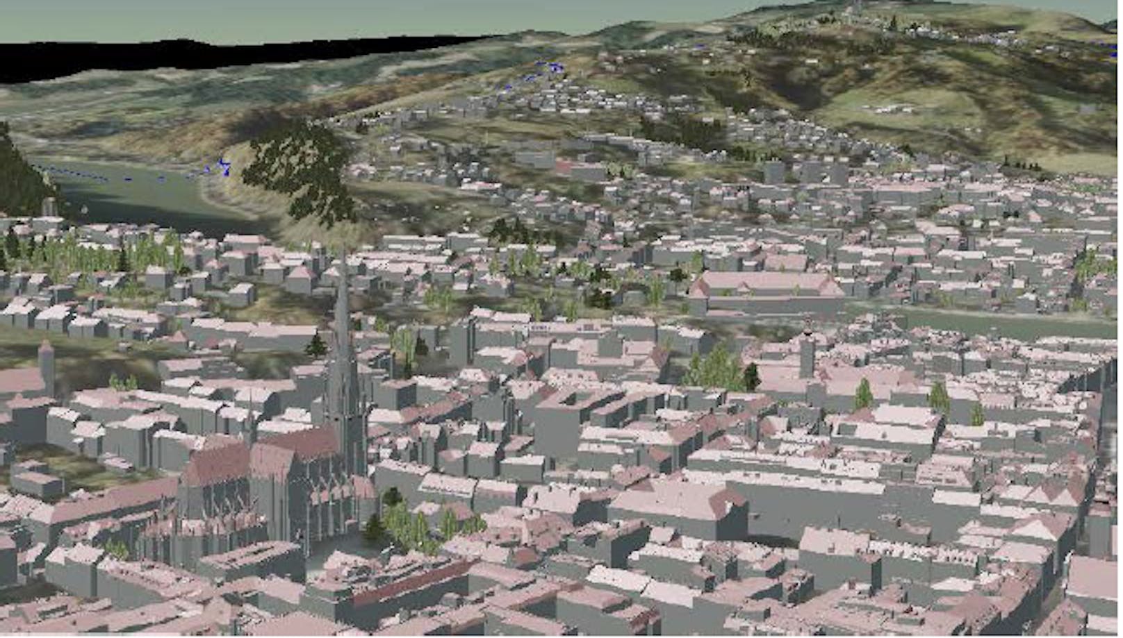 Die Stadt Linz kann jetzt mit einem 3D-Stadtplan erkundet werden.