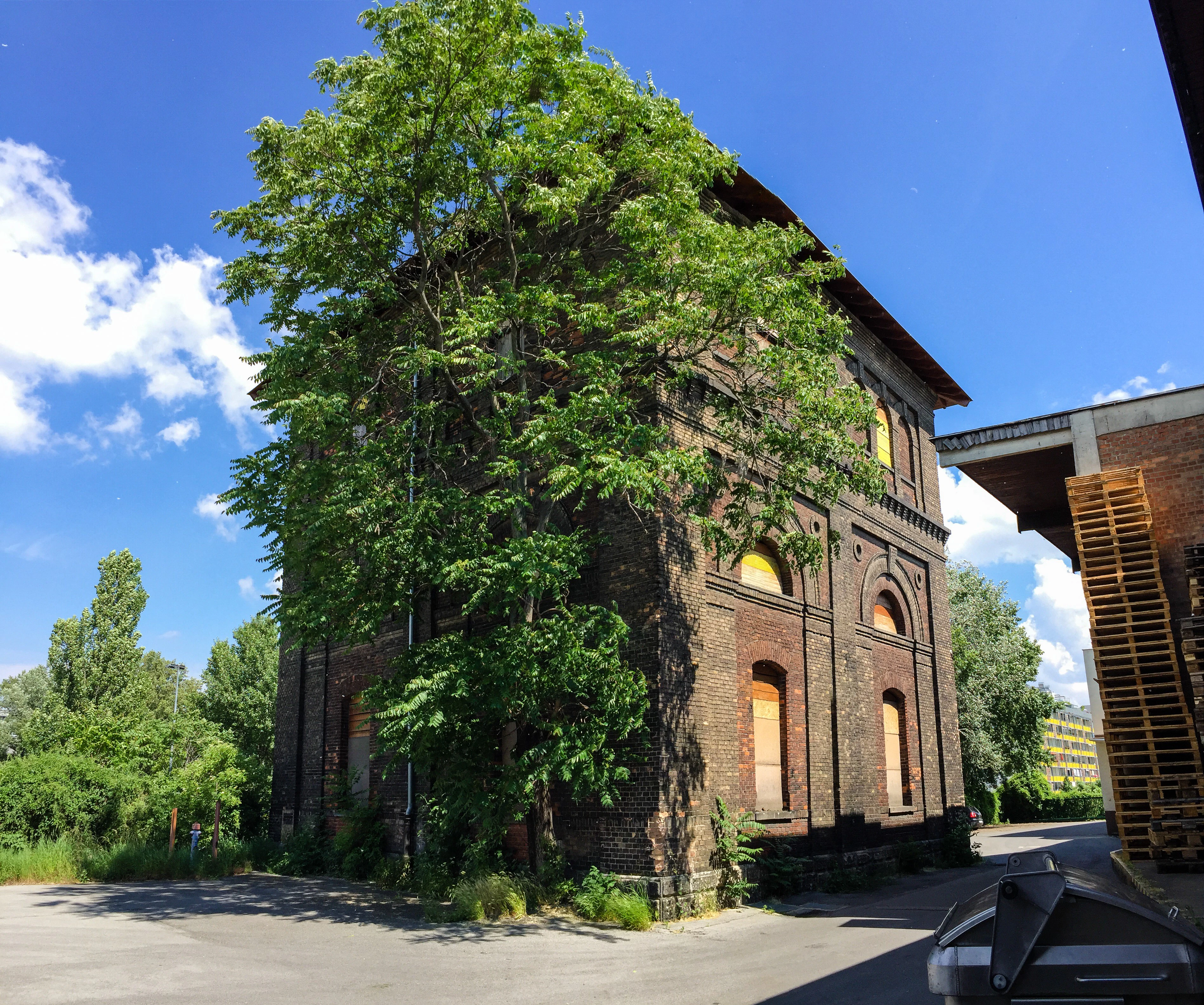 Der alte Wasserturm im Stadtentwicklungsgebiet Nordbahnhof