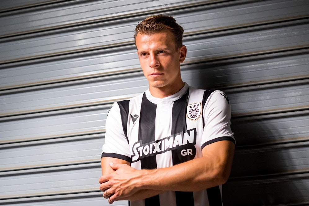 Stefan Schwab im Dress von PAOK.