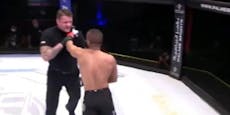 MMA-Kämpfer würgt erst Gegner, greift dann Referee an