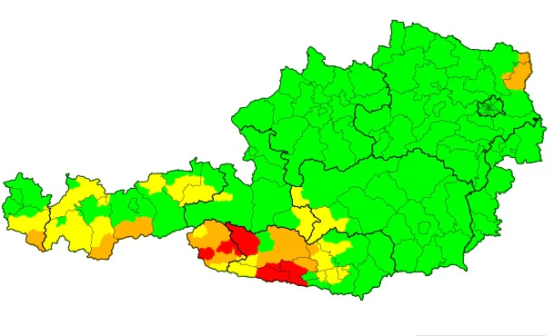 Nun drohen auch im Osten des Landes Unwetter.