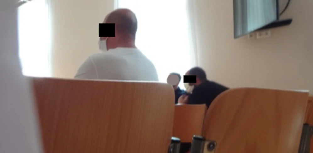Die beiden angeklagten Brüder. 
