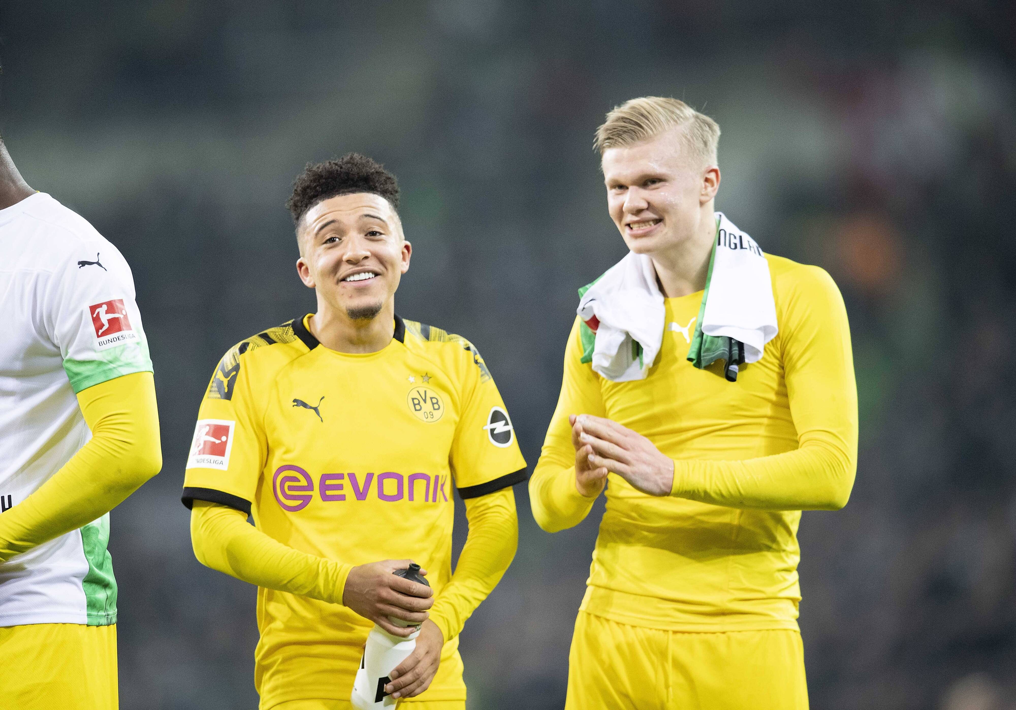 Wohl ein weiteres Jahr ein Duo: Sancho (l.) und Haaland