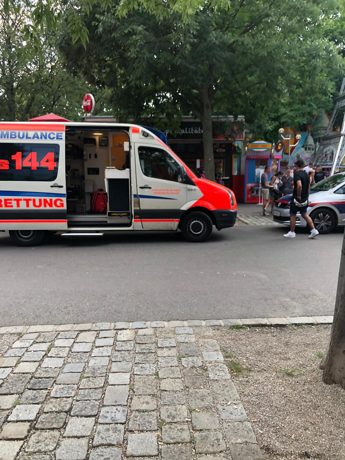 Unfall in Wiener Prater