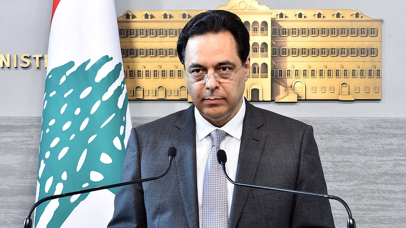 Libanons Ministerpäsident Hassan Diab