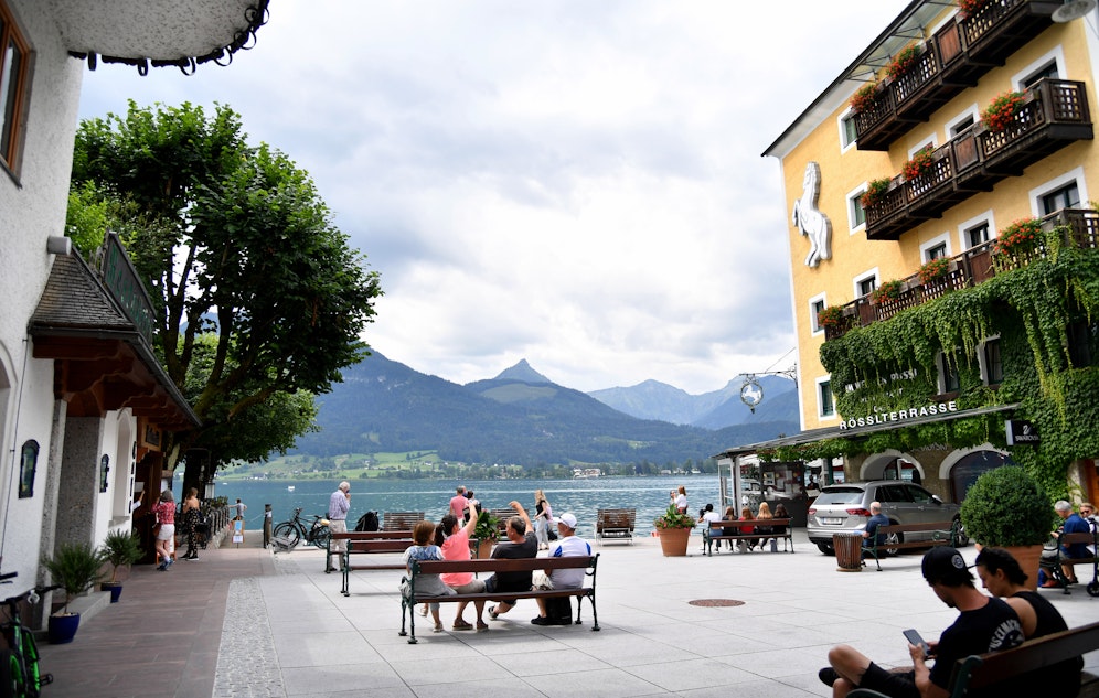 Der Schiffsanlegeplatz in St. Wolfgang (Archivfoto).