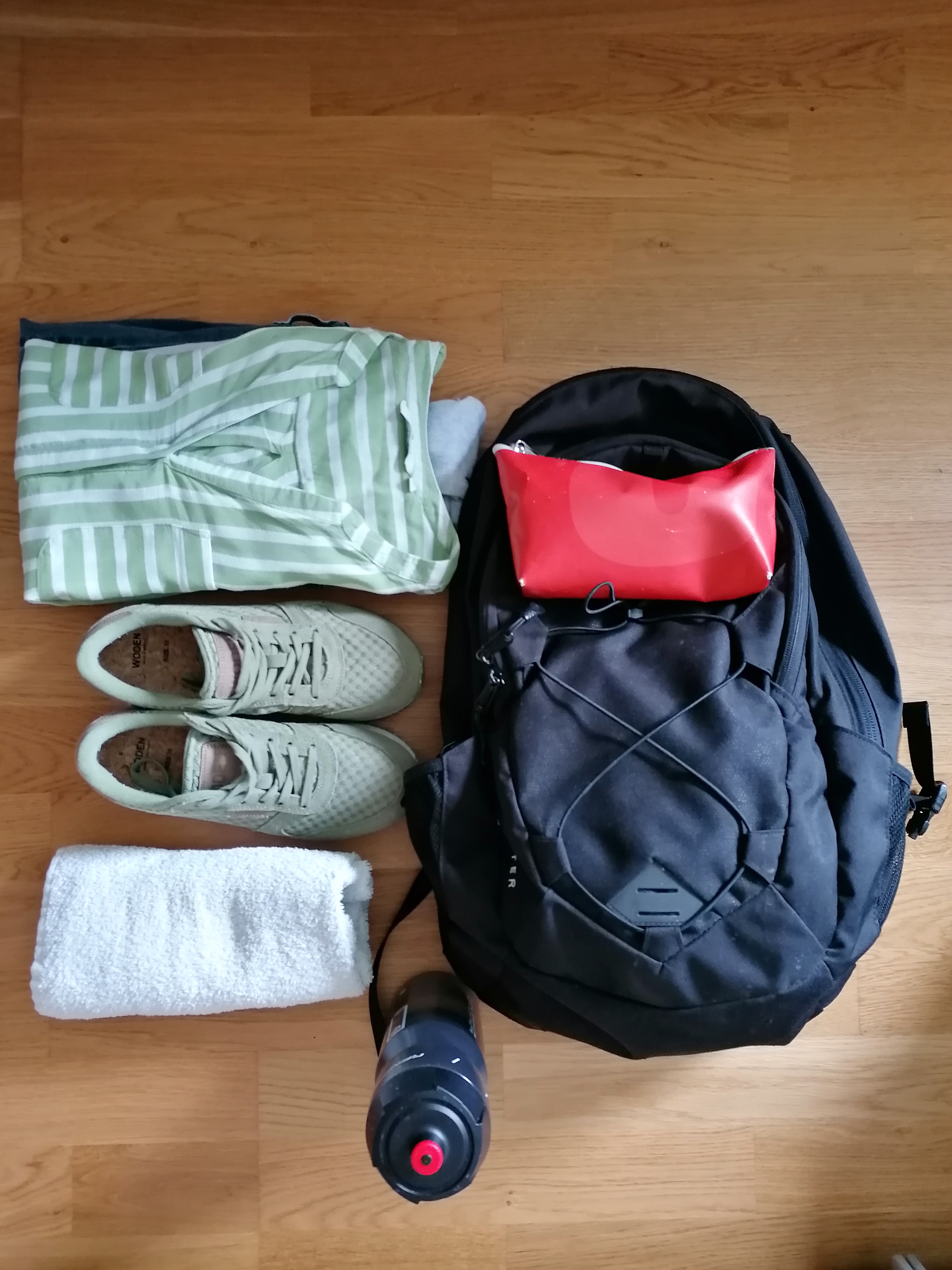 Neue Morgenroutine: Rucksack packen