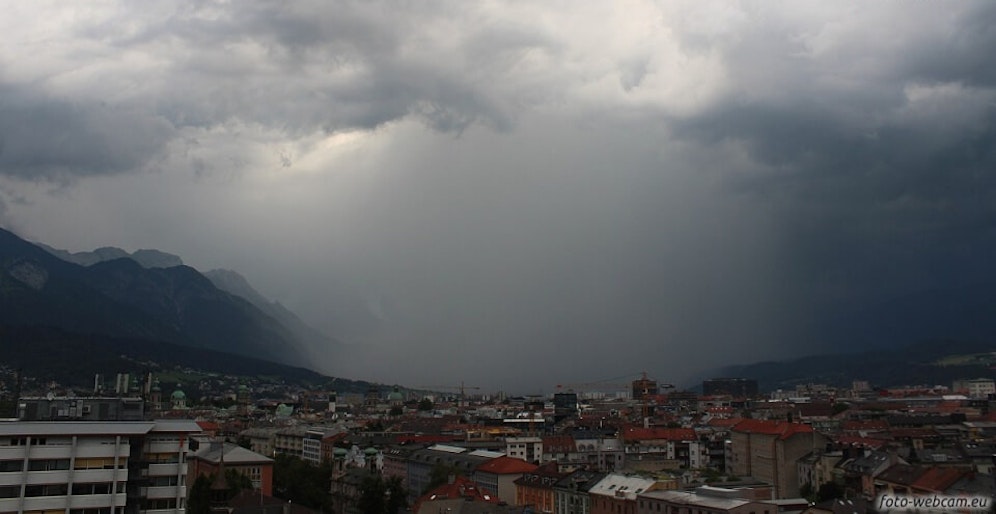Gewitter in Österreich.
