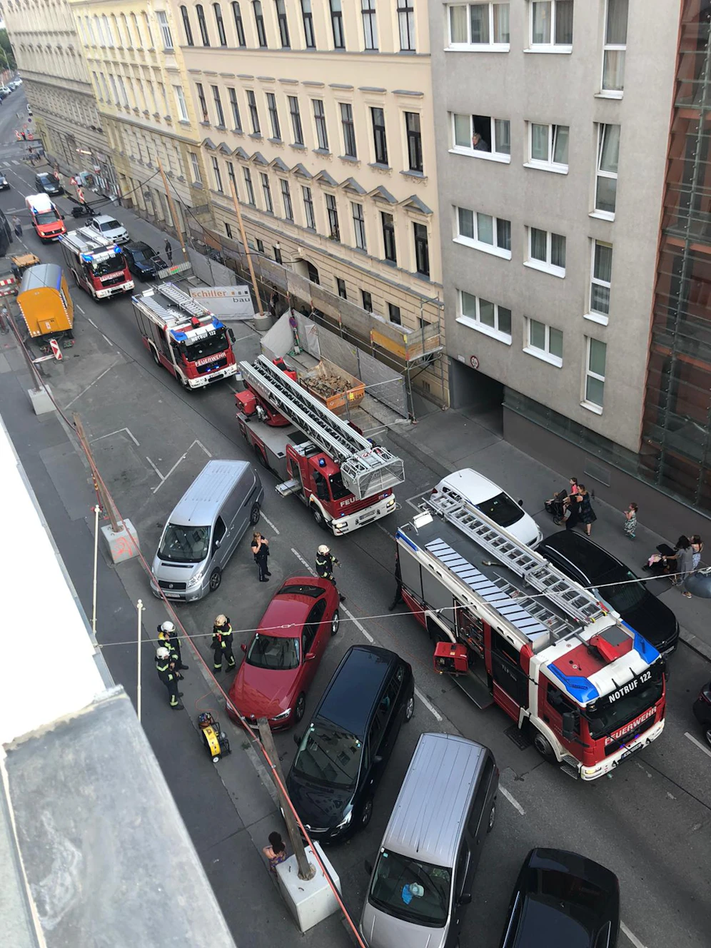 Feuerwehr-Einsatz in der Baumgasse