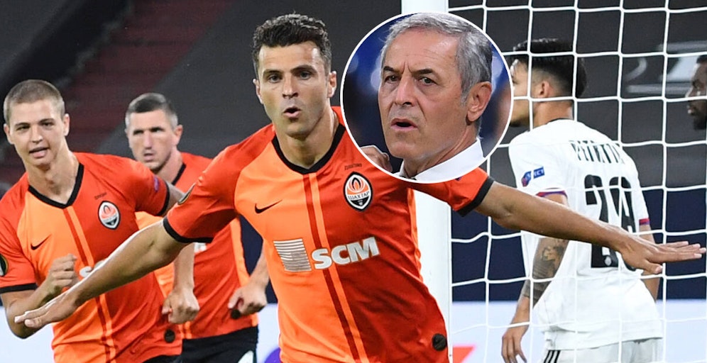 Basel-Coach Marcel Koller sieht Donetsk jubeln