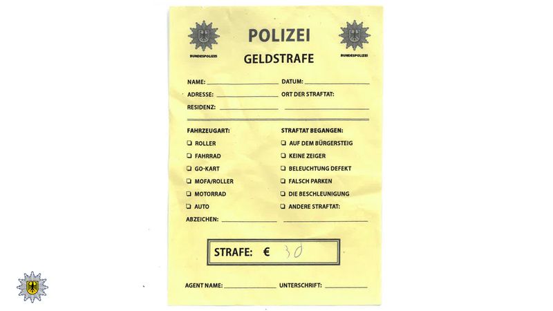 Am 10. August fand ein Österreicher an seinem Kfz in München diesen 