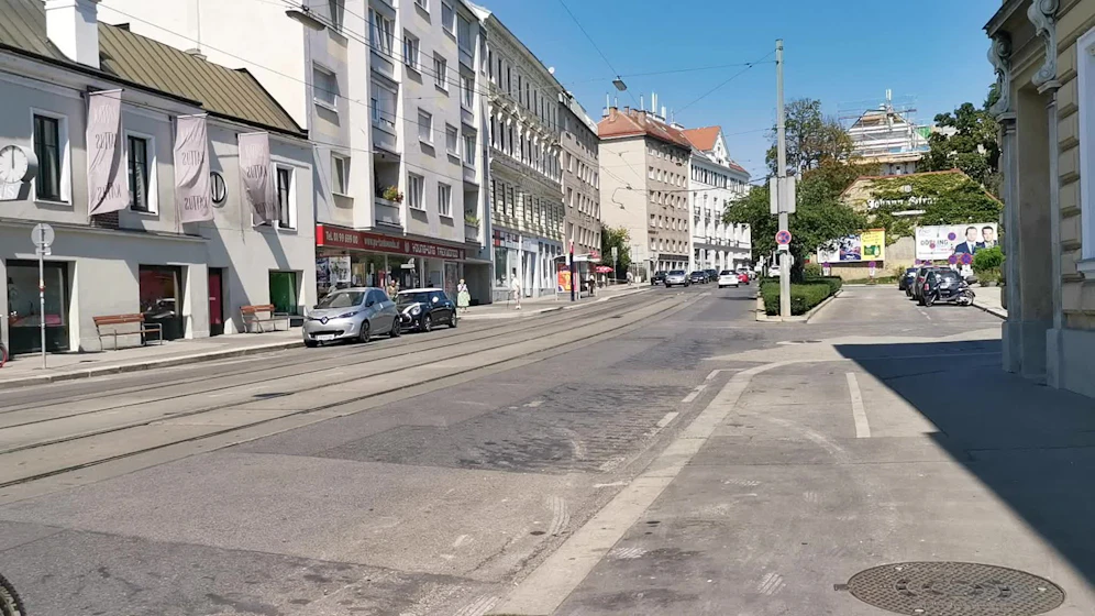 Der Radfahrer konnte nicht mehr rechtzeitig bremsen.