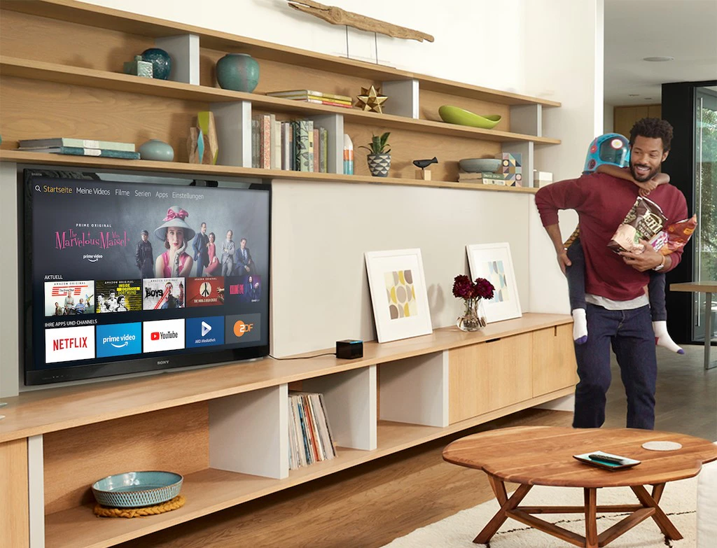 Terrestrische Fernsehsender ab sofort mit Alexa auf Fire TV Cube steuerbar.