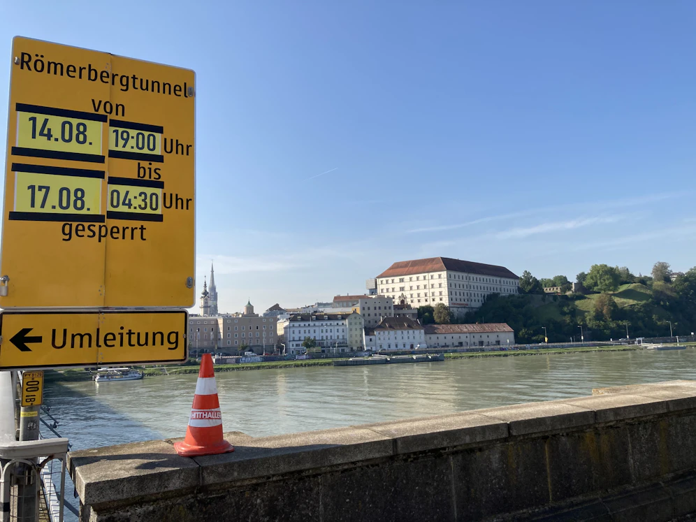 Am Wochenende ist der Römerbergtunnel gesperrt.